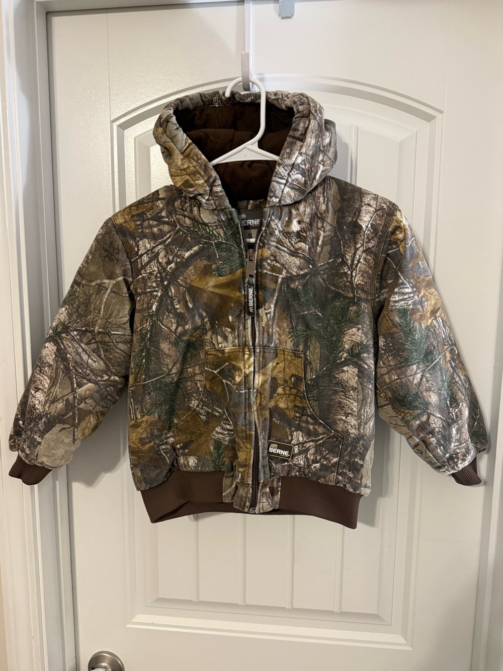 Berne Kid’s Camo Hooded Jacket